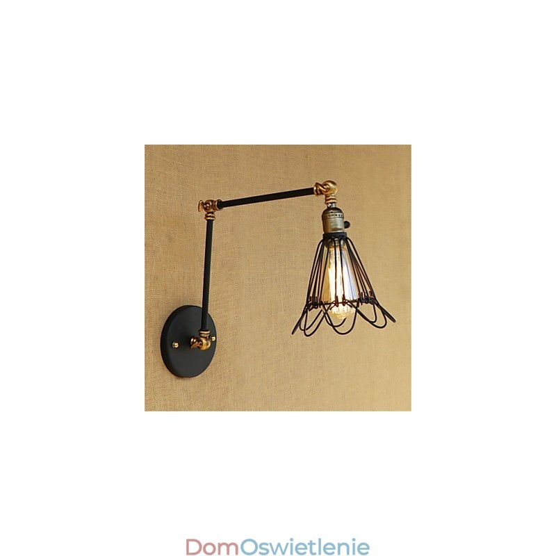 Rustykalny domek wiejski retro malowanie cecha dla miniaturowego stylu huśtawki z ramieniem obrotowym oświetlenie otoczenia huśtawka