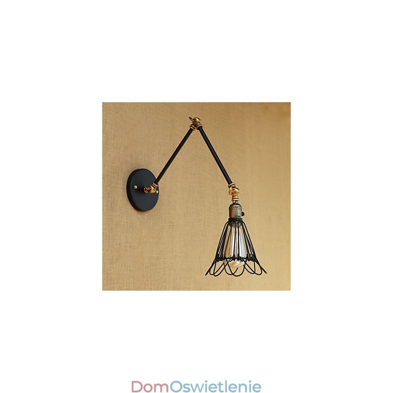 Rustykalny domek wiejski retro malowanie cecha dla miniaturowego stylu huśtawki z ramieniem obrotowym oświetlenie otoczenia huśtawka