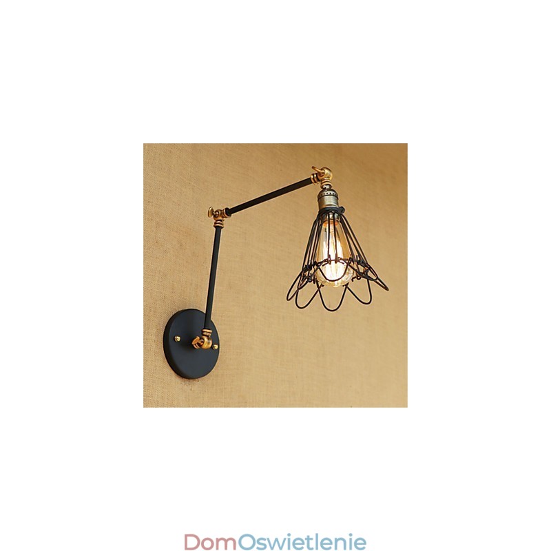 Rustykalny domek wiejski retro malowanie cecha dla miniaturowego stylu huśtawki z ramieniem obrotowym oświetlenie otoczenia huśtawka