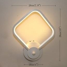 Prosta Nowoczesna Lampka Nocna Do Sypialni Lampa Ścienna Kreatywna Osobowość Schody Lampa Aluminiowa