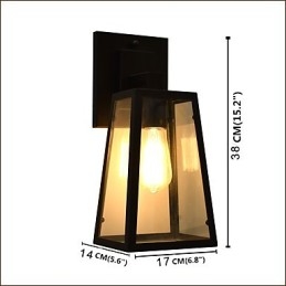 Kinkiet Kinkiety Ścienne Żelazo Ścienne Lampy Głupi Czarny Miecz Świetlny Lampa Na Ścianie