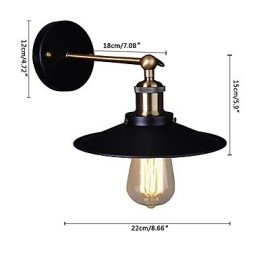 Lampa ścienna Loft Lampa ścienna Vintage Light Lamparas Oświetlenie przemysłowe Lampy do salonu Sypialnia Oświetlenie mieszkaniowe