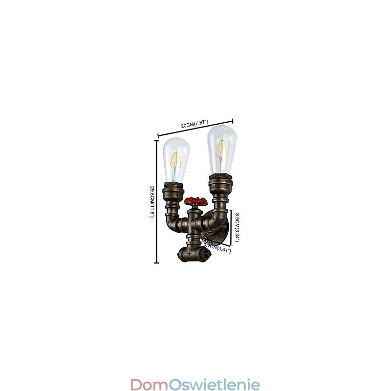 Rustykalny domek Tradycyjny Klasyczny antyczny mosiądz Cecha dla oświetlenia otoczenia Kinkiety Kinkiet