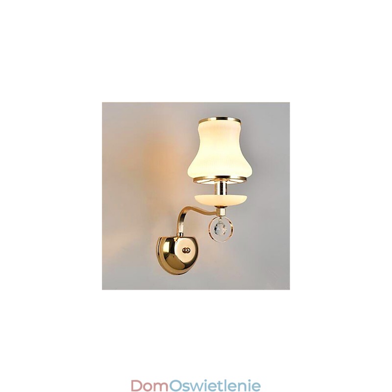 Nowoczesna, współczesna, galwanizowana cecha dla kryształowych, miniaturowych lamp ściennych chroniących oczy i zapewniających oświetlenie otoczenia