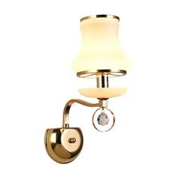 Nowoczesna, współczesna, galwanizowana cecha dla kryształowych, miniaturowych lamp ściennych chroniących oczy i zapewniających oświetlenie otoczenia