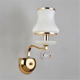 Nowoczesna, współczesna, galwanizowana cecha dla kryształowych, miniaturowych lamp ściennych chroniących oczy i zapewniających oświetlenie otoczenia