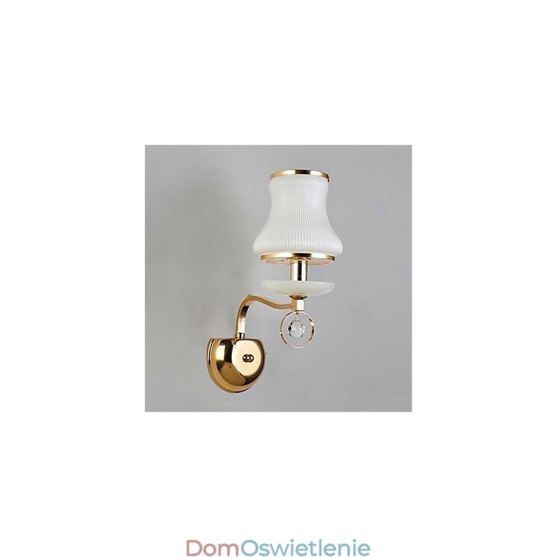 Nowoczesna, współczesna, galwanizowana cecha dla kryształowych, miniaturowych lamp ściennych chroniących oczy i zapewniających oświetlenie otoczenia
