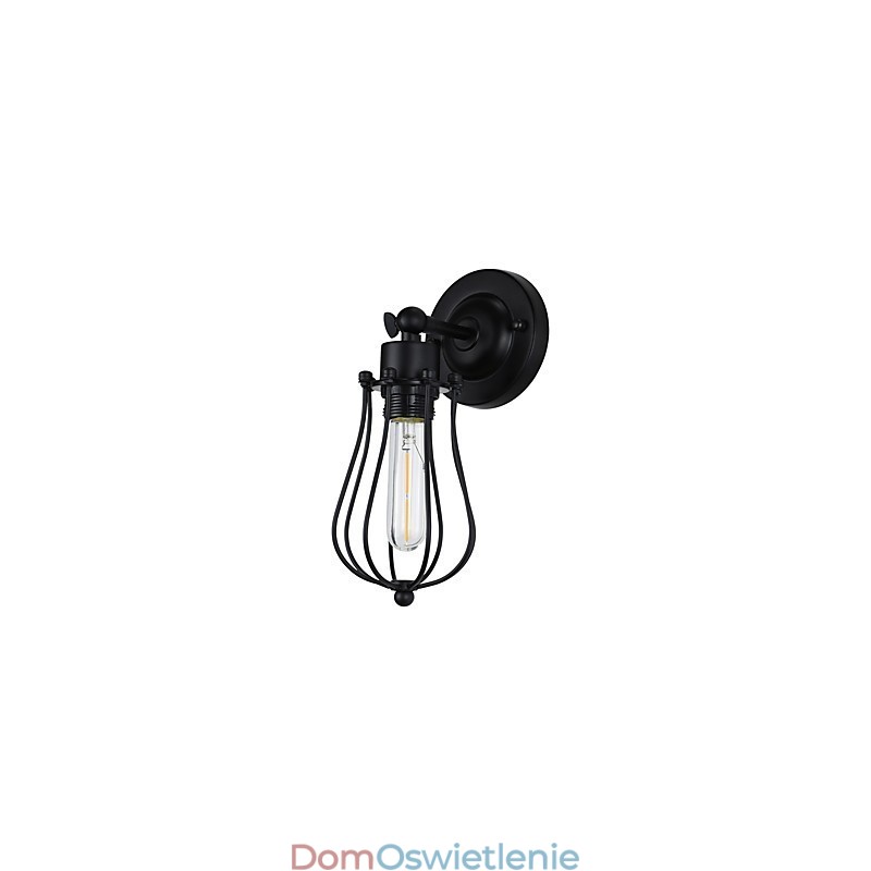 Malowana stalowa lampa ścienna Dumb Black American Coffee Decoration Retro lampa ścienna Lightsaber Lamp na ścianie