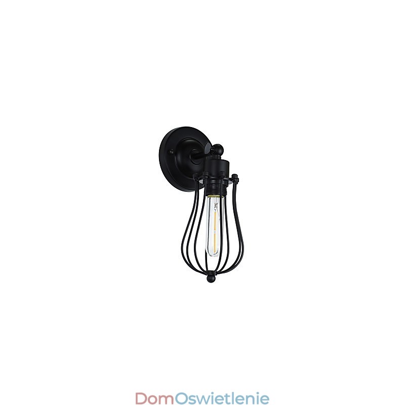 Malowana stalowa lampa ścienna Dumb Black American Coffee Decoration Retro lampa ścienna Lightsaber Lamp na ścianie