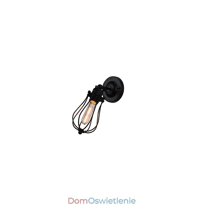 Malowana stalowa lampa ścienna Dumb Black American Coffee Decoration Retro lampa ścienna Lightsaber Lamp na ścianie