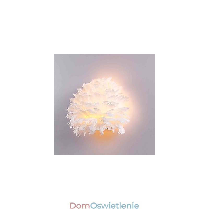 Lampy ścienne Feather Nowoczesne współczesne lampy ścienne do sypialni Hotelowe kinkiety ścienne E14