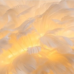 Lampy ścienne Feather Nowoczesne współczesne lampy ścienne do sypialni Hotelowe kinkiety ścienne E14