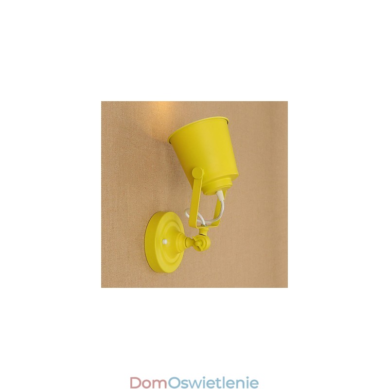 Malowana stalowa lampa ścienna Dumb Black American Coffee Decoration Retro lampa ścienna Lightsaber Lamp na ścianie