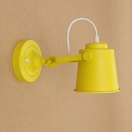 Malowana stalowa lampa ścienna Dumb Black American Coffee Decoration Retro lampa ścienna Lightsaber Lamp na ścianie