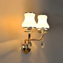 Nowoczesna, galwanizowana cecha dla kryształowych mini lamp ściennych chroniących oczy