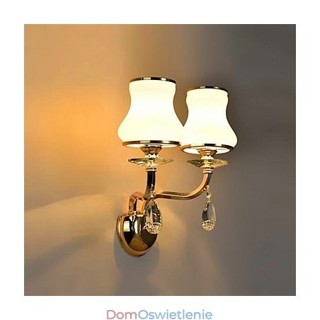Nowoczesna, galwanizowana cecha dla kryształowych mini lamp ściennych chroniących oczy Nowoczesna, galwanizowana cecha dla kryształowych mini lamp ściennych chroniących oczy