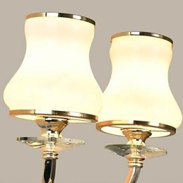 Nowoczesna, galwanizowana cecha dla kryształowych mini lamp ściennych chroniących oczy