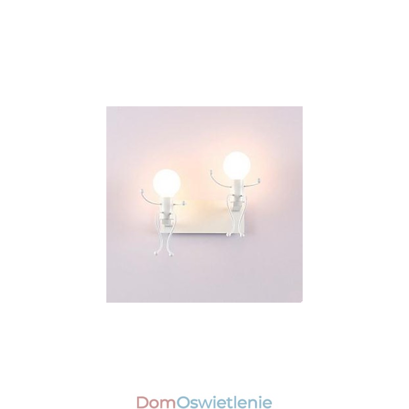 Amerykańska lampa ścienna z żelaza Kreatywna sypialnia Lampa ścienna przy łóżku Ciepła lampa ścienna do przejścia Złoczyńca
