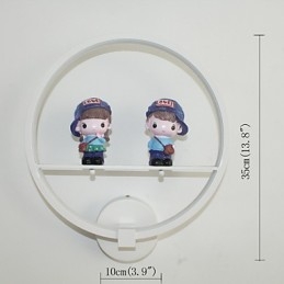 Nowoczesna kreatywna lampa ścienna dekoracja pokoju dziecięcego lampa osobowościowa wbudowana lampa ścienna materiał aluminiowy lampy ścienne korytarzowe i latarnie