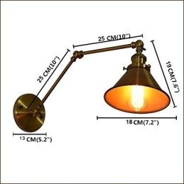 Kinkiet Kinkiety Ścienne Żelazo Ścienne Lampy Głupi Czarny Miecz Świetlny Lampa Na Ścianie
