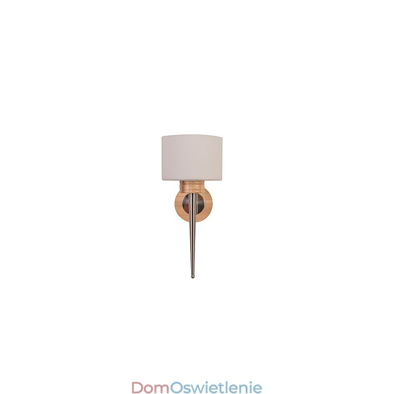 Prosta lampa ścienna, lampka nocna, biurko z kloszem szklanym i litym drewnem do sypialni, komody, salonu, pokoju dziecięcego