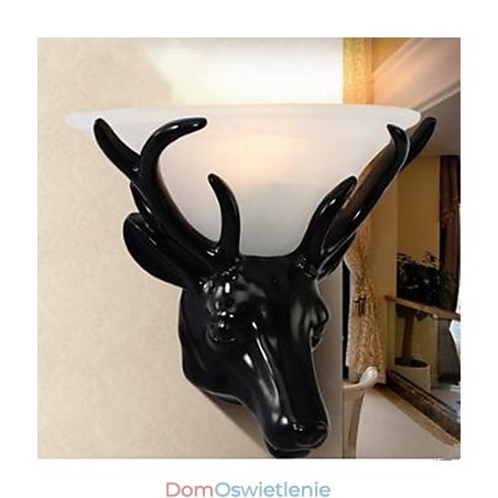Nowoczesna i kontraktowa lampa ścienna Deer Head Fashion Creative Living Room Bedroom Wall Lamp Nowoczesna i kontraktowa lampa ścienna Deer Head Fashion Creative Living Room Bedroom Wall Lamp
