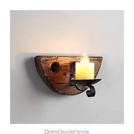 Cecha malowania rustykalnego domku dla kinkietów ściennych w stylu mini z oświetleniem górnym Cecha malowania rustykalnego domku dla kinkietów ściennych w stylu mini z oświetleniem górnym