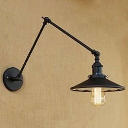 Cecha malowania w stylu retro w stylu wiejskim dla lamp ściennych z ramieniem obrotowym