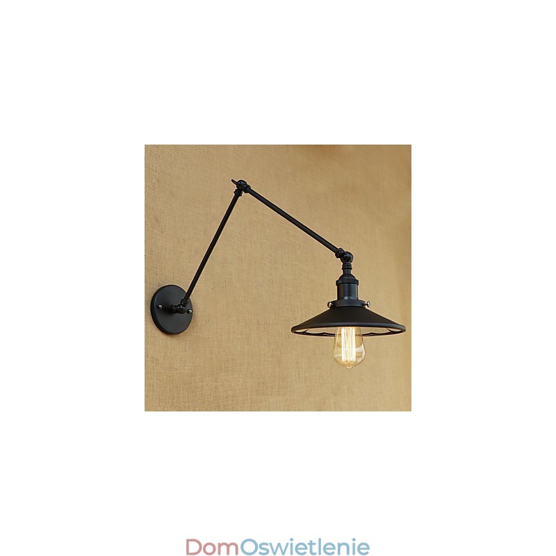 Cecha malowania w stylu retro w stylu wiejskim dla lamp ściennych z ramieniem obrotowym