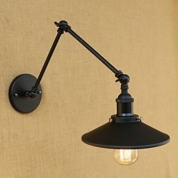 Cecha malowania w stylu retro w stylu wiejskim dla lamp ściennych z ramieniem obrotowym