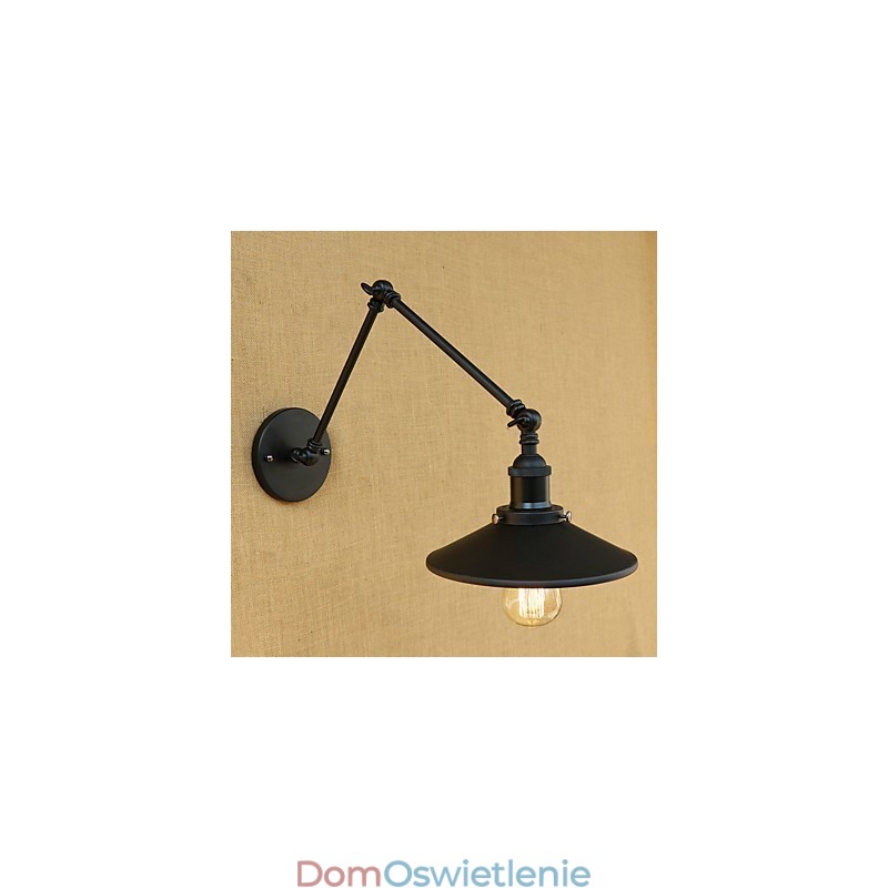 Cecha malowania w stylu retro w stylu wiejskim dla lamp ściennych z ramieniem obrotowym