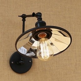 Cecha malowania w stylu retro w stylu wiejskim dla lamp ściennych z ramieniem obrotowym