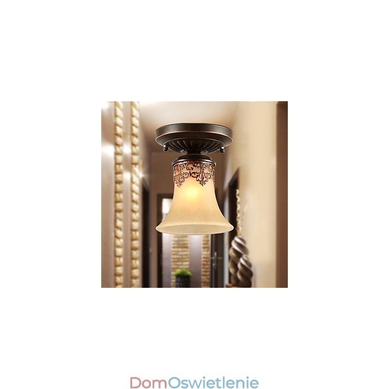 Żyrandol Wisząca Lampa Tradycyjna Klasyczna Rustykalna Chata Vintage Retro Latarnia Jadalnia