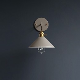 Miniaturowe proste przemysłowe żarówki ścienne Vintage Retro Village Metalowa lampa ścienna Kinkiet Lampa ścienna do korytarza