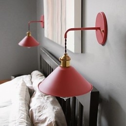 Miniaturowe proste przemysłowe żarówki ścienne Vintage Retro Village Metalowa lampa ścienna Kinkiet Lampa ścienna do korytarza