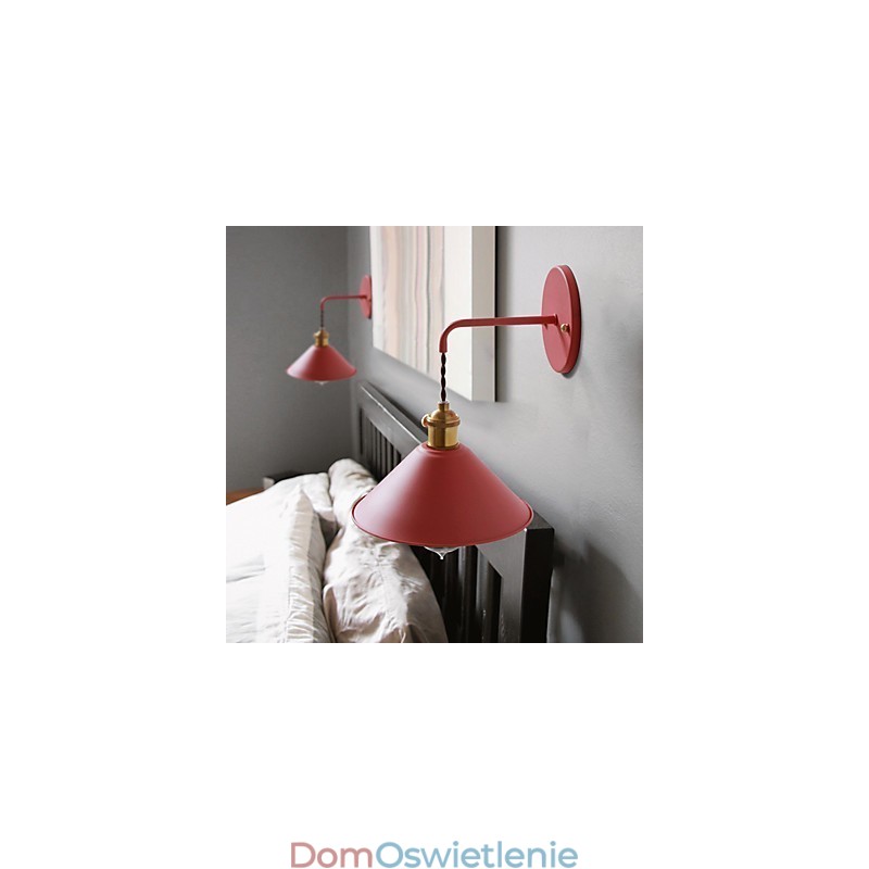 Miniaturowe proste przemysłowe żarówki ścienne Vintage Retro Village Metalowa lampa ścienna Kinkiet Lampa ścienna do korytarza