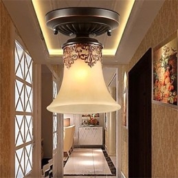 Żyrandol Wisząca Lampa Tradycyjna Klasyczna Rustykalna Chata Vintage Retro Latarnia Jadalnia
