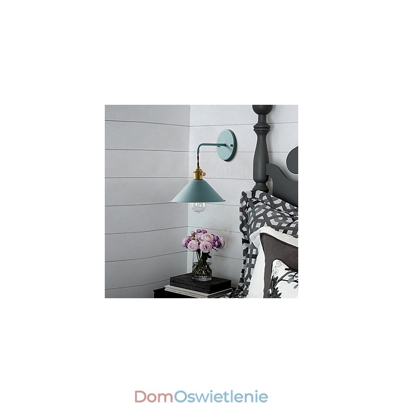 Miniaturowe proste przemysłowe żarówki ścienne Vintage Retro Village Metalowa lampa ścienna Kinkiet Lampa ścienna do korytarza