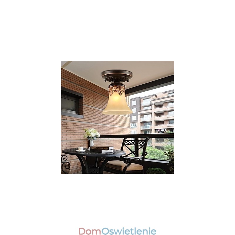 Żyrandol Wisząca Lampa Tradycyjna Klasyczna Rustykalna Chata Vintage Retro Latarnia Jadalnia