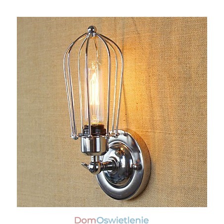 Prosta, rustykalna, retro, galwanizowana cecha dla kinkietów ściennych w stylu mini Ambient Light Prosta, rustykalna, retro, galwanizowana cecha dla kinkietów ściennych w stylu mini Ambient Light