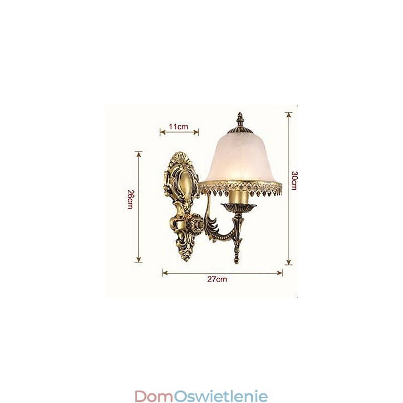Kinkiety ścienne Vintage Galwanizowane Cecha Downlight Kinkiet Ścienny