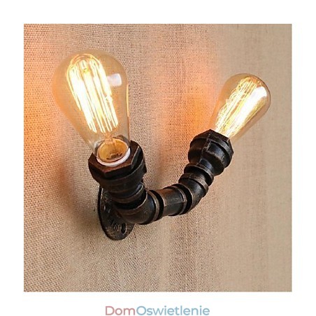 Nostalgia Prosta Fajka Wodna Dekoracyjna Mała Lampa Ścienna Lampa Ścienna Nostalgia Prosta Fajka Wodna Dekoracyjna Mała Lampa Ścienna Lampa Ścienna
