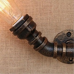 Nostalgia Prosta Fajka Wodna Dekoracyjna Mała Lampa Ścienna Lampa Ścienna