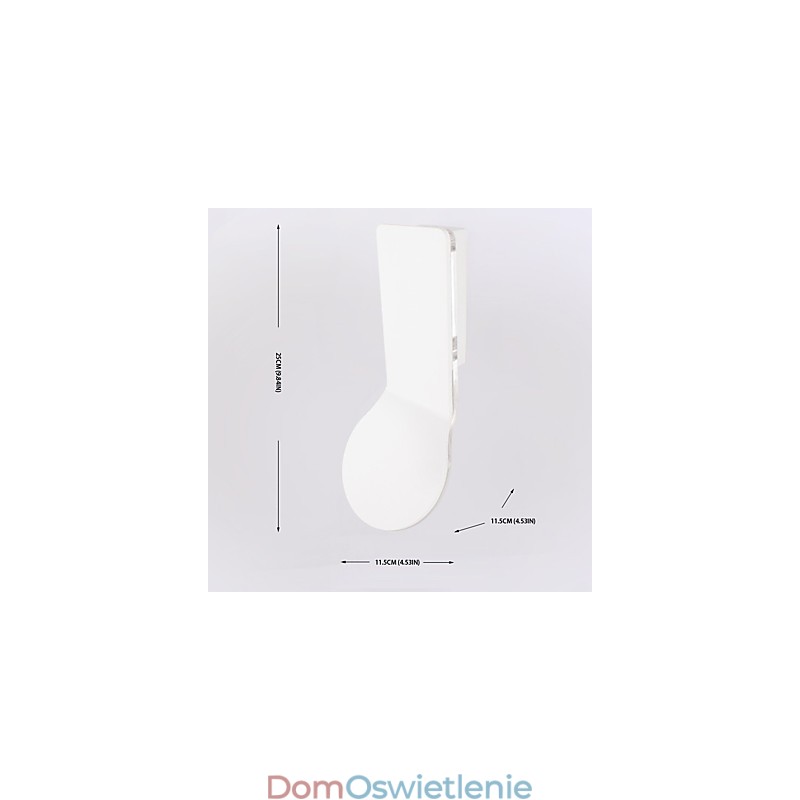 Zintegrowana, nowoczesna, współczesna funkcja malowania dla kinkietów ściennych z oświetleniem typu downlight