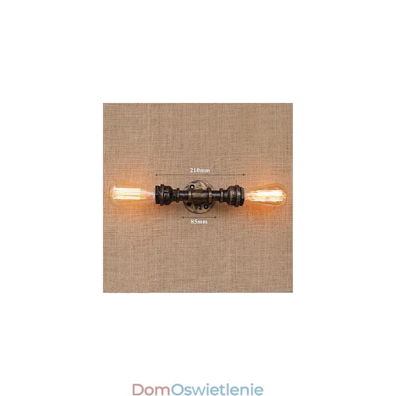 Nostalgia Prosta Fajka Wodna Dekoracyjna Mała Lampa Ścienna Lampa Ścienna