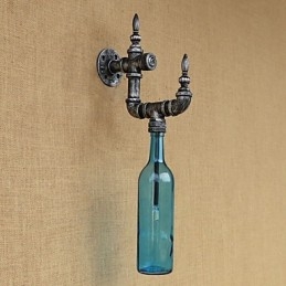 Retro Nostalgia Z Osobowością Kawiarnia Bar Restauracja Korytarz Butelka Wody Ścienny Przełącznik Lampy