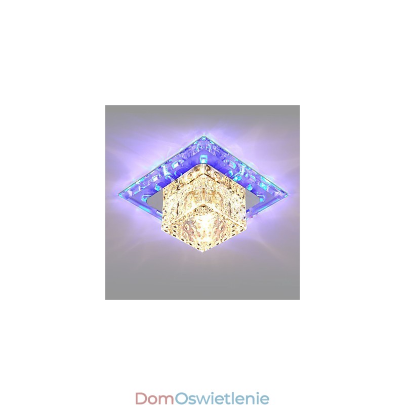 Miniaturowa kryształowa lampa sufitowa Reflektor 3W Kreatywna lampa tuba Światło kolorowe Kolor kwadratowy kopuła światło