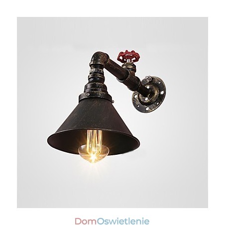 Kinkiety z rur wodnych w stylu retro industrialnym, kreatywne, rustykalne, metalowe, do restauracji, kawiarni, barów, stołów barowych, kinkietów ściennych Kinkiety z rur wodnych w stylu retro industrialnym, kreatywne, rustykalne, metalowe, do restauracji, kawiarni, barów, stołów barowych, kinkietów ściennych
