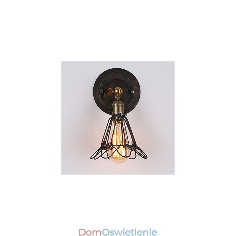 Retro Industrial Style Country Metalowe kinkiety do restauracji i kawiarni Mini kinkiety