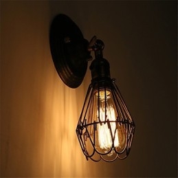 Retro Industrial Style Country Metalowe kinkiety do restauracji i kawiarni Mini kinkiety